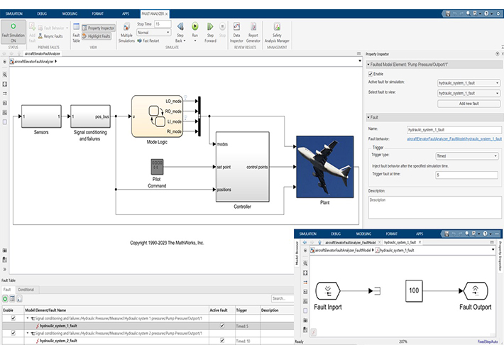 foto noticia MathWorks introduce Simulink Fault Analyzer y Polyspace Test en la versión R2023b de MATLAB y Simulink.